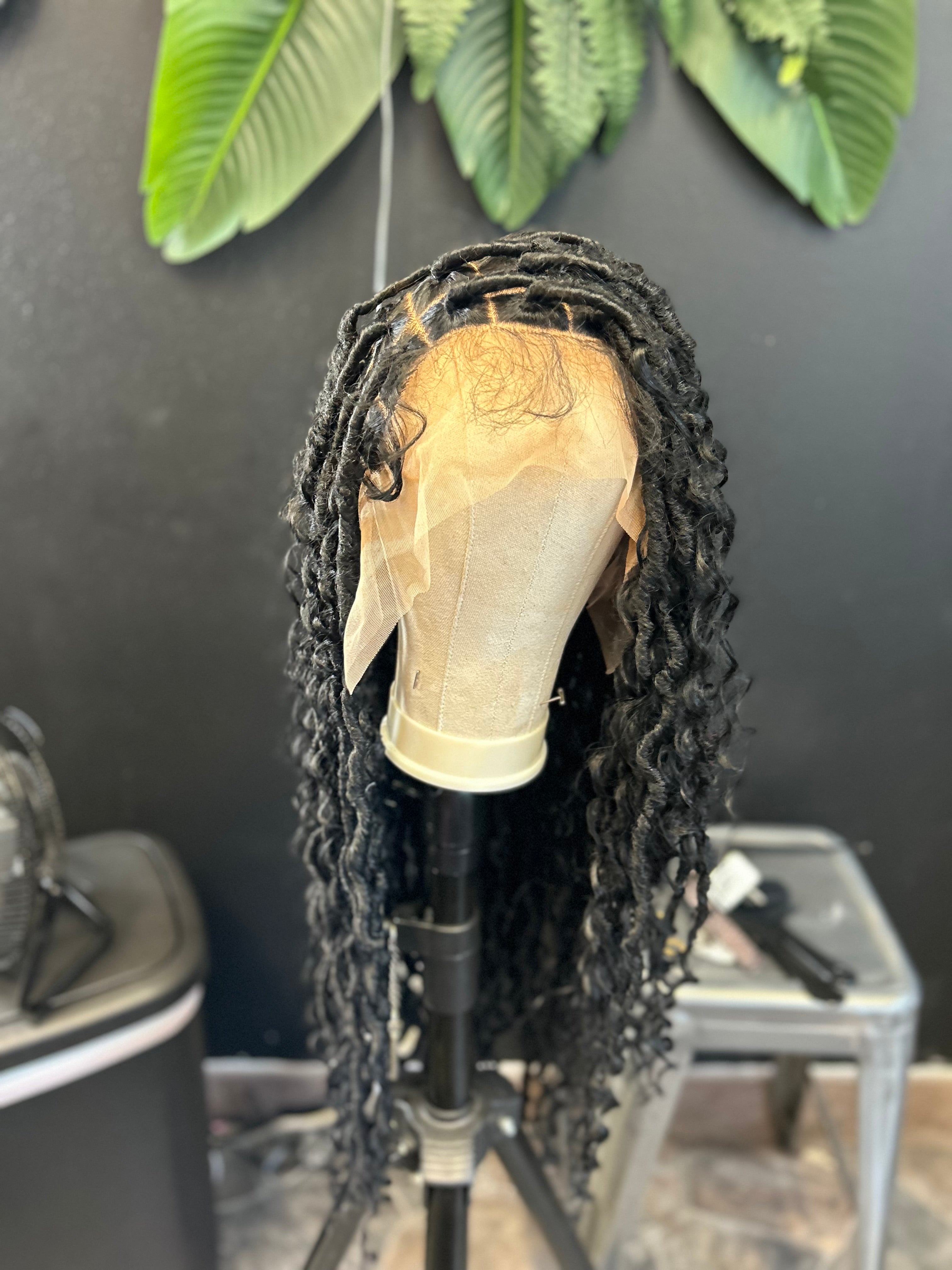 Boho loc wig