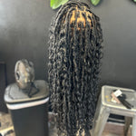 Boho loc wig