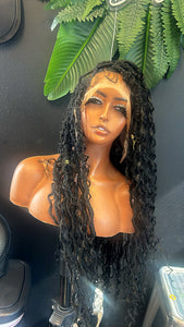 Boho loc wig