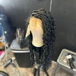 Boho loc wig