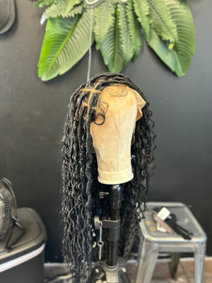 Boho loc wig