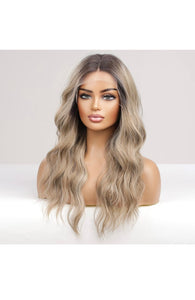 Ash blonde balayage frontal wig