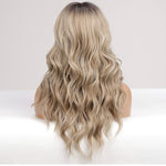 Ash blonde balayage frontal wig