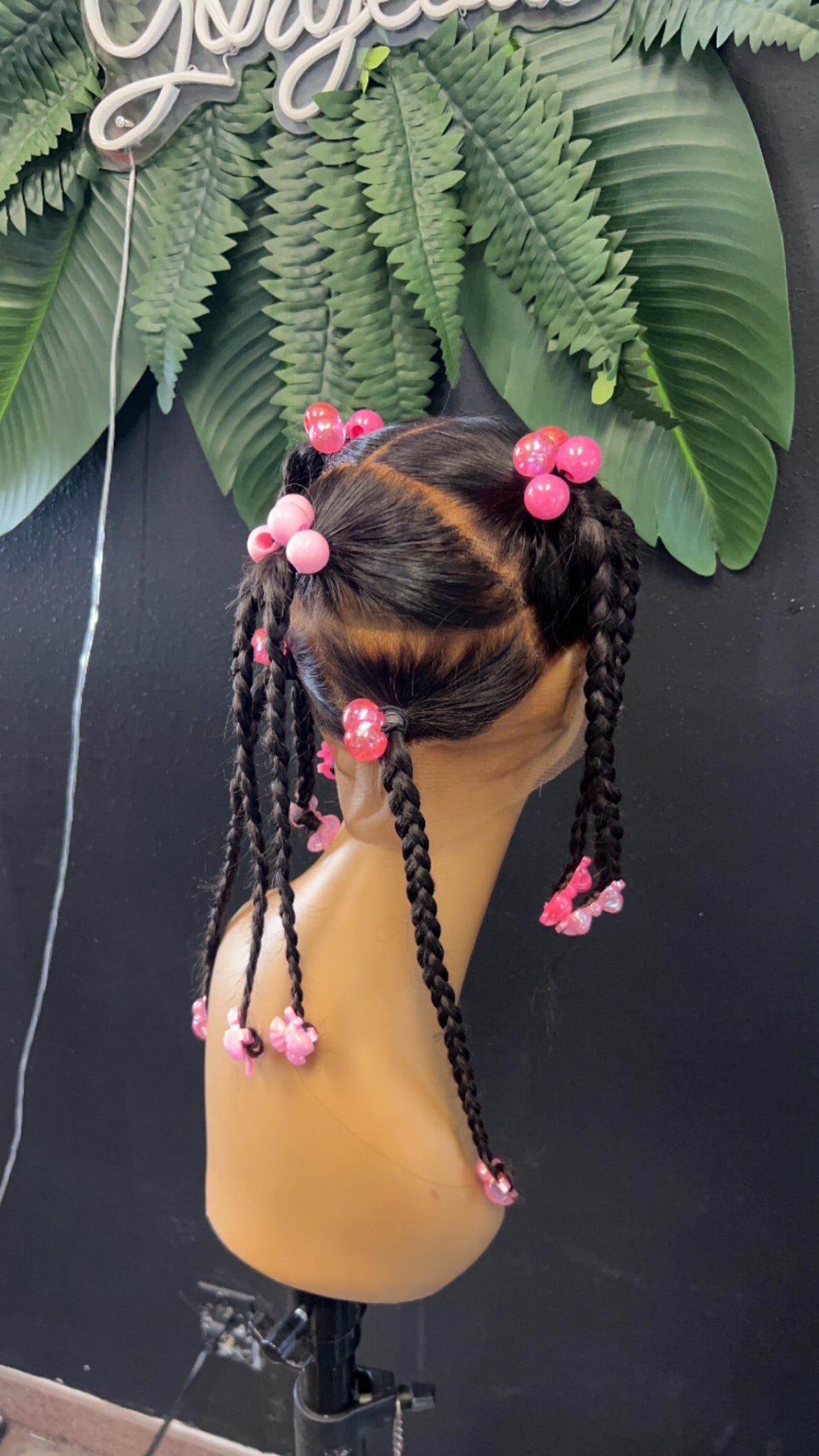 Kids full lace wig