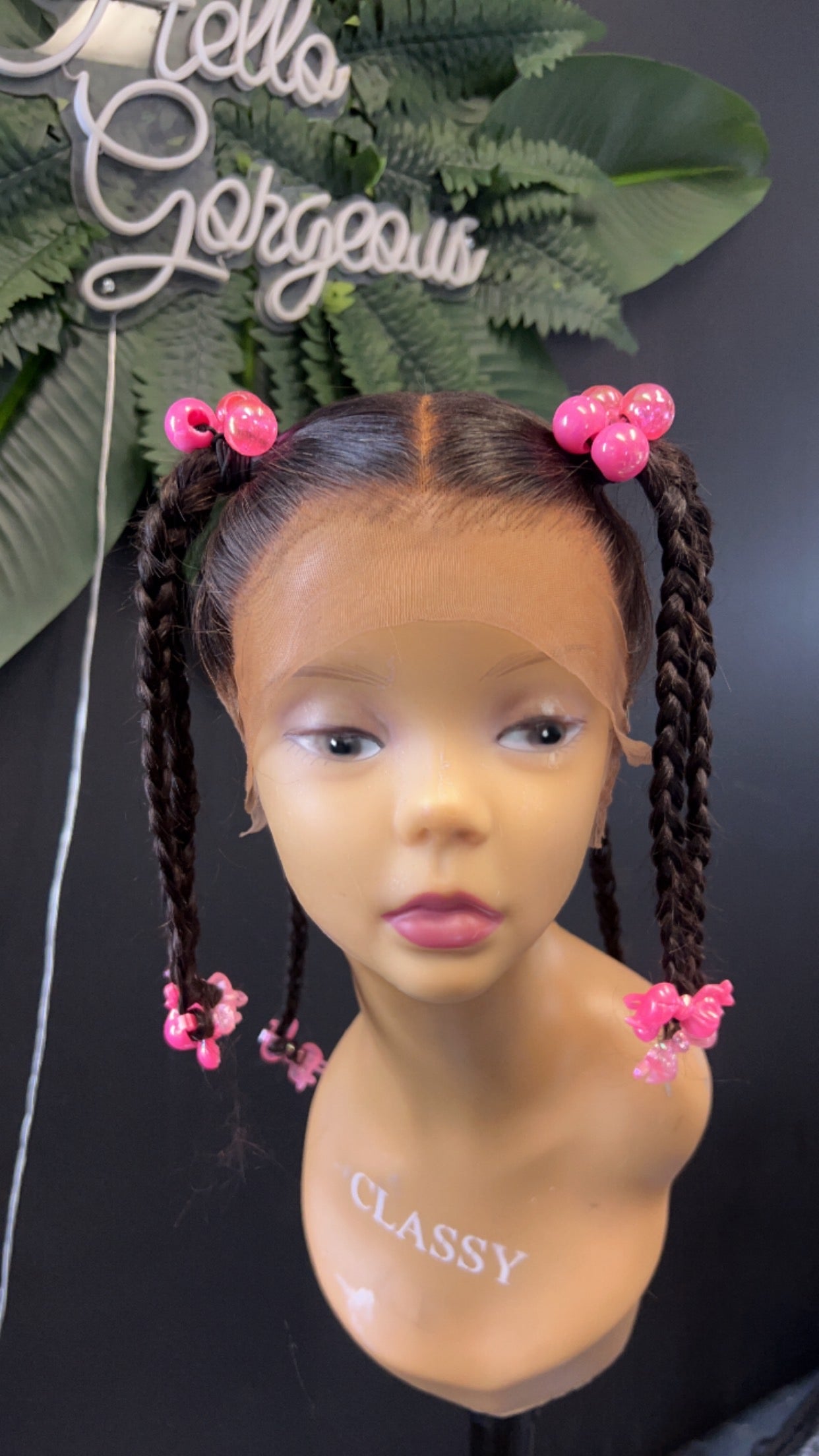 Kids full lace wig