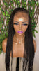 Tribal braided lace lace frontal wig