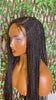 Braided wig with lace closure